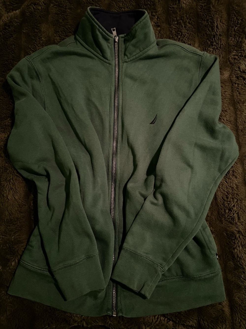 Nautica Unisex Collared Zip Jacket